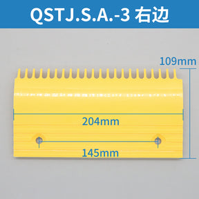 Escalator comb plate QSTJ.S.a-1 2 3 22 teeth
