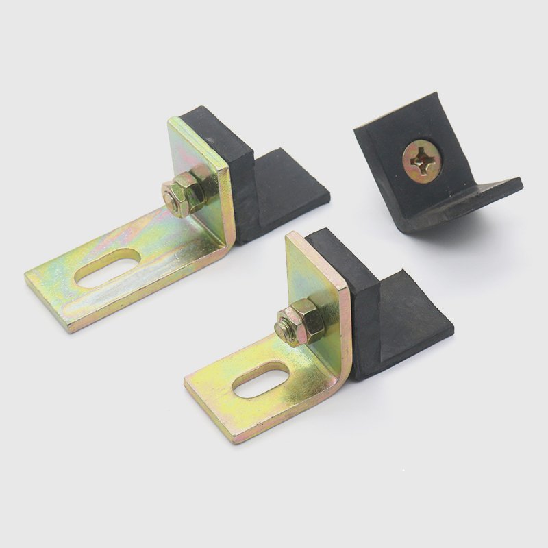 Elevator car big card glue small card host shock-absorbing shock-proof rubber pad corner L-shaped card glue