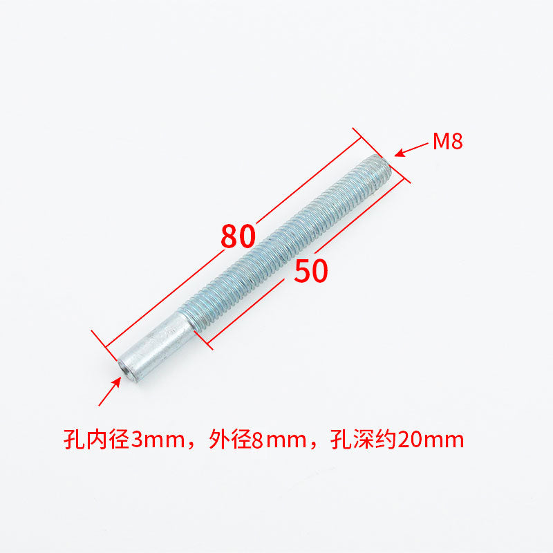 Cabeça de cabo de aço do elevador 6 parafuso oco de 8 mm 