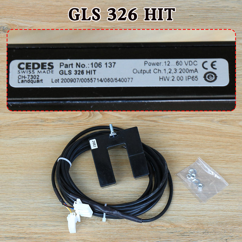 Sensor de nivelamento GLS 326 HIT CEDES sensor de interruptor fotoelétrico 
