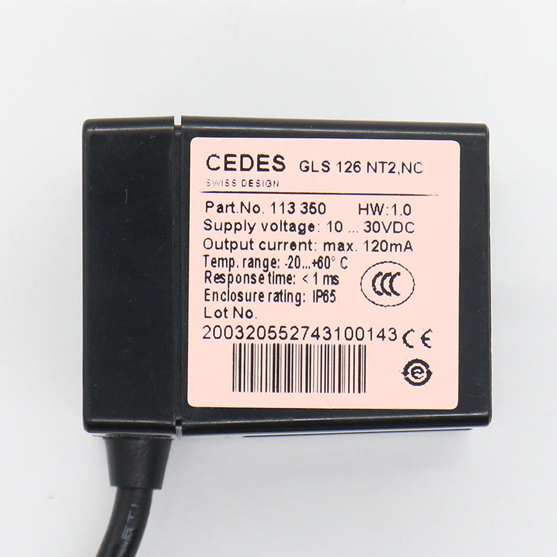 Sensor de nivelamento CEDES GLS126NT2.NC.NO 