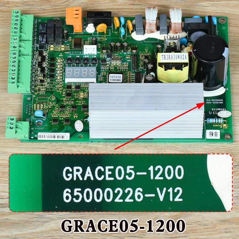 Placa de máquina de porta GRACE05-1200 1000 65000226-V12 