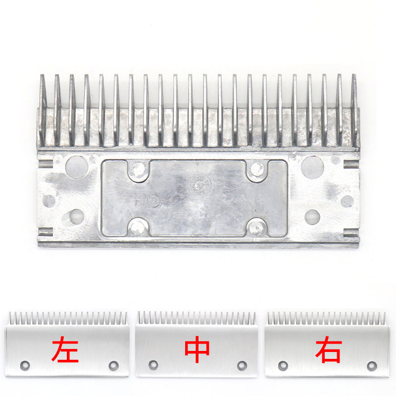 Liga de alumínio escada rolante 9300 SMR313609 placa pente de 22 dentes 