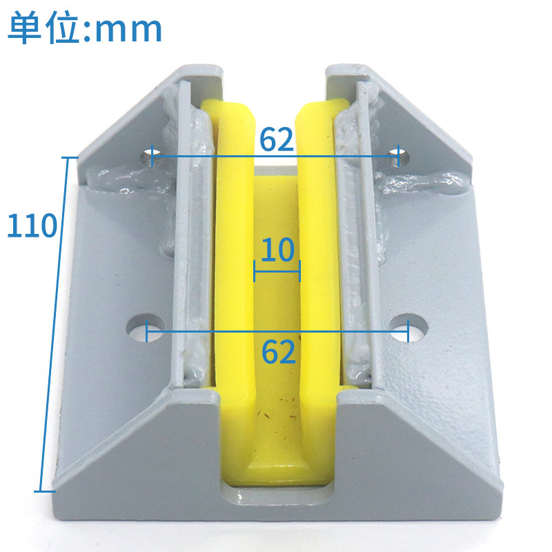 Elevator auxiliary rail guide shoe lining 10 16mm