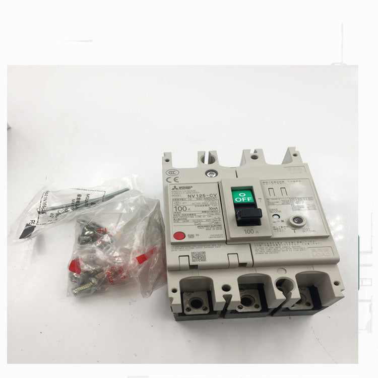 Circuit breaker NV125-CV 3P 60A/63A/75A/80A/100A/125A/30mA